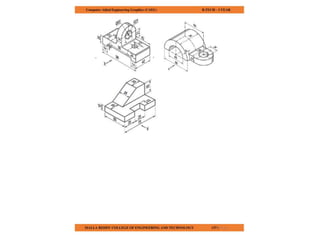 COMPUTER AIDED ENGINEERING GRAPHICS notes