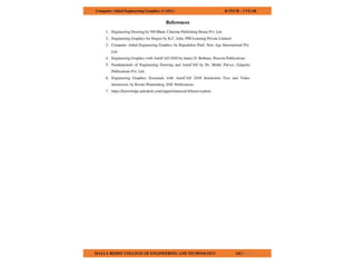 COMPUTER AIDED ENGINEERING GRAPHICS notes