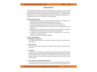 COMPUTER AIDED ENGINEERING GRAPHICS notes