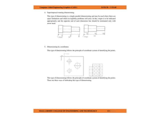 COMPUTER AIDED ENGINEERING GRAPHICS notes