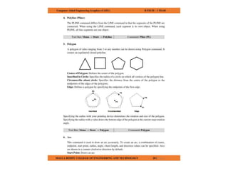 COMPUTER AIDED ENGINEERING GRAPHICS notes