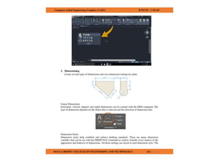 COMPUTER AIDED ENGINEERING GRAPHICS notes