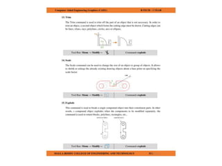 COMPUTER AIDED ENGINEERING GRAPHICS notes