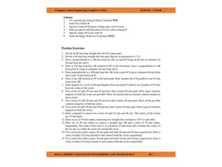 COMPUTER AIDED ENGINEERING GRAPHICS notes