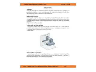 COMPUTER AIDED ENGINEERING GRAPHICS notes