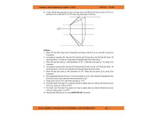 COMPUTER AIDED ENGINEERING GRAPHICS notes