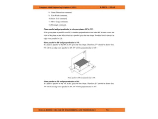 COMPUTER AIDED ENGINEERING GRAPHICS notes