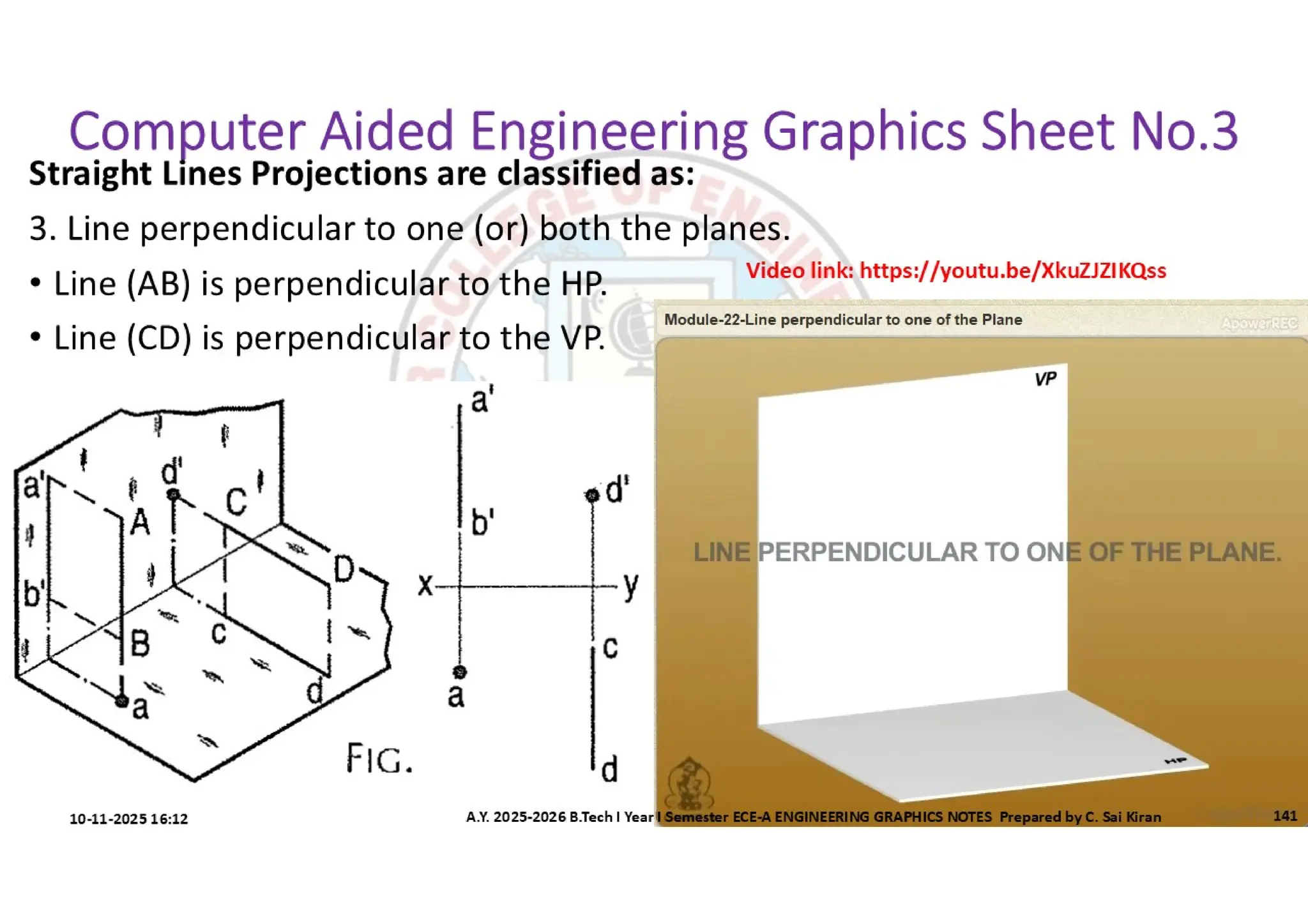 Computer Aided Engineering Graphics Notes till Mid-I Syllabus