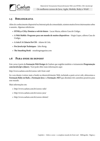 Caelum html-css-javascript-php | PDF