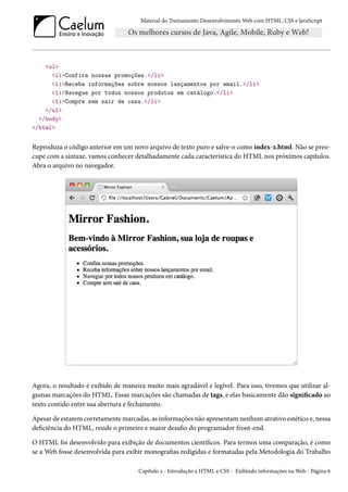 Caelum html-css-javascript-php | PDF