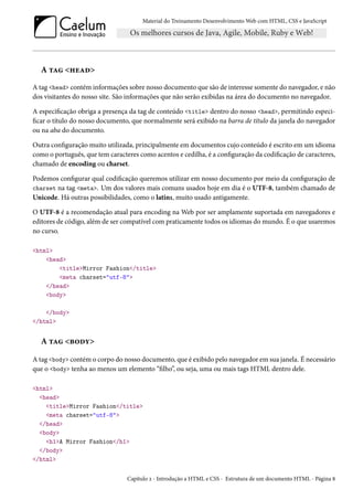 Caelum html-css-javascript-php | PDF