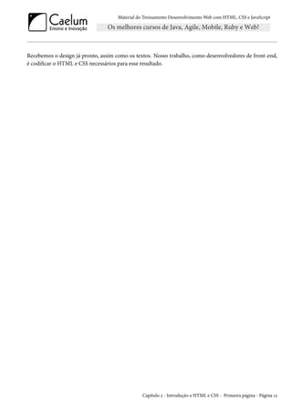 Caelum html-css-javascript-php | PDF