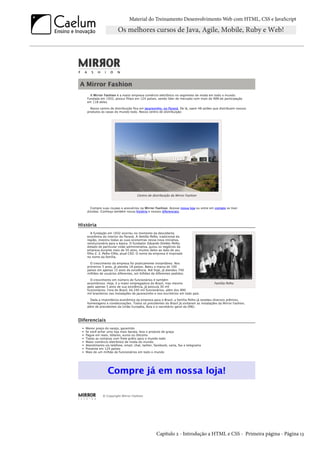 Caelum html-css-javascript-php | PDF