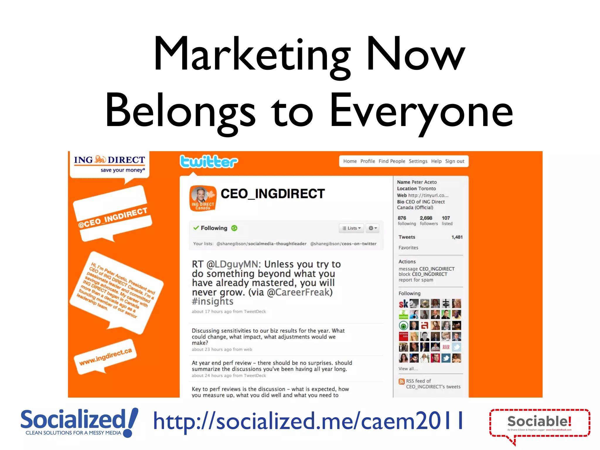 Marketing Now Belongs to Everyone 