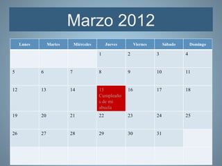 Marzo 2012
 
