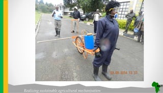 Realizing sustainable agricultural mechanisation
 