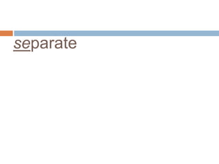 Caesar's English 13 Word Stems | PPTX