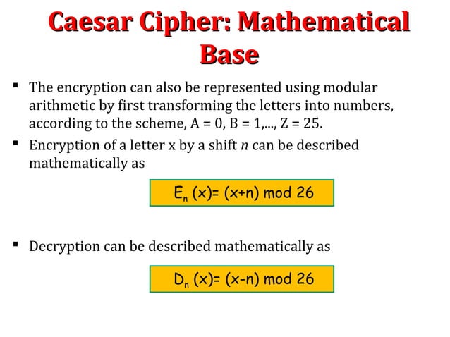 Caesar cipher | PPT