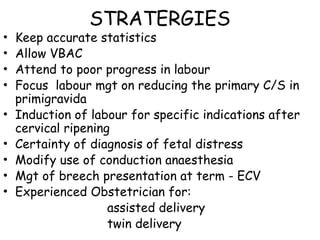 CAESAREAN DELIVERY & VBACS reviewed.pptx
