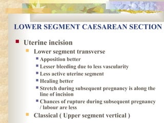 Classical Incision Labour detailed presentation on CAESAREAN SECTION.ppt