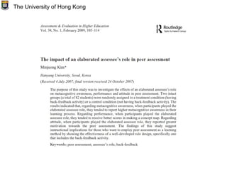 The University of Hong Kong
 