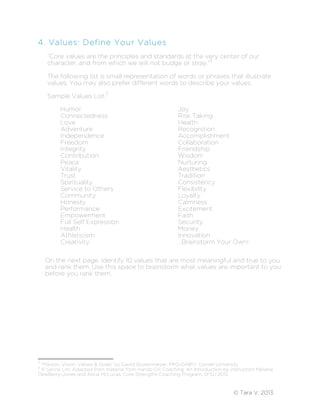 Life Coaching & Positive Psychology Workbook | PDF