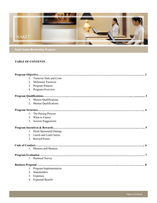 Mentorship Program Outline | PDF | Resume Writing and Advice | Job Search