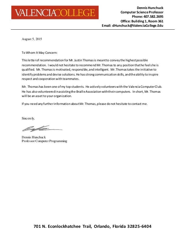 how to get a letter of recommendation from a science professor