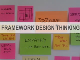 Copyright © ELO Group 2013 - Confidencial 21
FRAMEWORK DESIGN THINKING
 