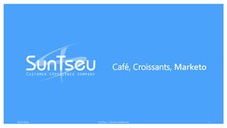 Café, Croissants, Marketo
06/07/2016 SunTseu – Strictly confidential 1
 