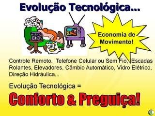 Evolução Tecnológica... Economia de Movimento! 