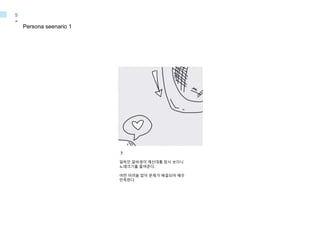 Persona seenario 1
-
5
일하던 알바생이 계산대를 잠시 보더니
노래크기를 줄여준다.
어떤 어려움 없이 문제가 해결되어 매우
만족한다.
7
 