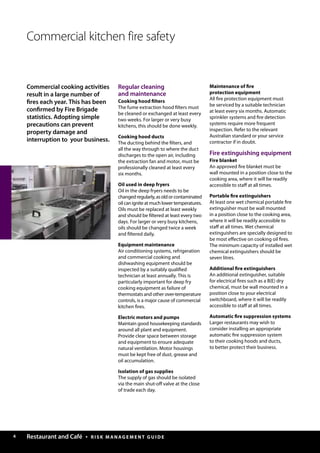 Cafe and restaurant risk mangaement guide | PDF