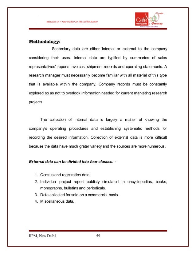 Dissertation research methodology secondary data