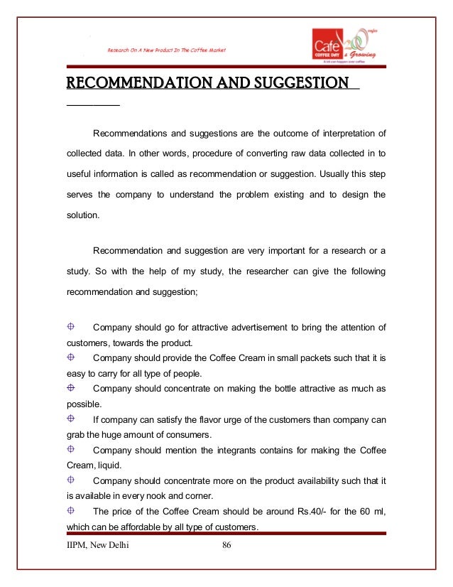 Dissertation recommendations