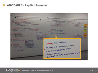 | 26©EloGroup| Todos os direitos reservados 2015
ATIVIDADE 2 - Papéis e Personas
 