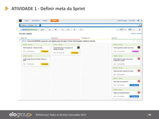 | 34©EloGroup| Todos os direitos reservados 2015
ATIVIDADE 1 - Definir meta da Sprint
 