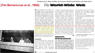 4
[Tim Berners-Lee et al., 1994]
4
 
