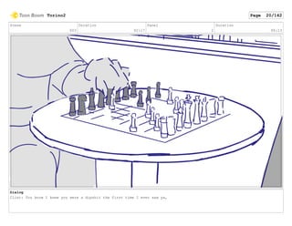 Scene
003
Duration
02:17
Panel
2
Duration
00:13
Dialog
Clint: You know I knew you were a dipshit the first time I ever saw ya,
Torino2 Page 20/142
 