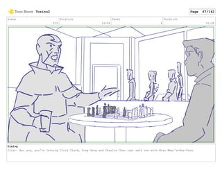 Scene
010
Duration
16:06
Panel
6
Duration
01:08
Dialog
Clint: But you, you're letting Click Clack, Ding Dong and Charlie Chan just walk out with Miss What's-Her-Face.
Torino2 Page 67/142
 