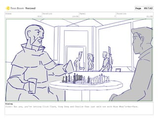 Scene
010
Duration
16:06
Panel
7
Duration
01:08
Dialog
Clint: But you, you're letting Click Clack, Ding Dong and Charlie Chan just walk out with Miss What's-Her-Face.
Torino2 Page 68/142
 