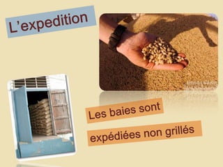 L’expeditionLes baiessontexpédiées non grillés
