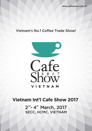 [Cafe Show Vietnam 2017] Brochure