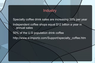 Vision- A Cafe that is more than just coffee 