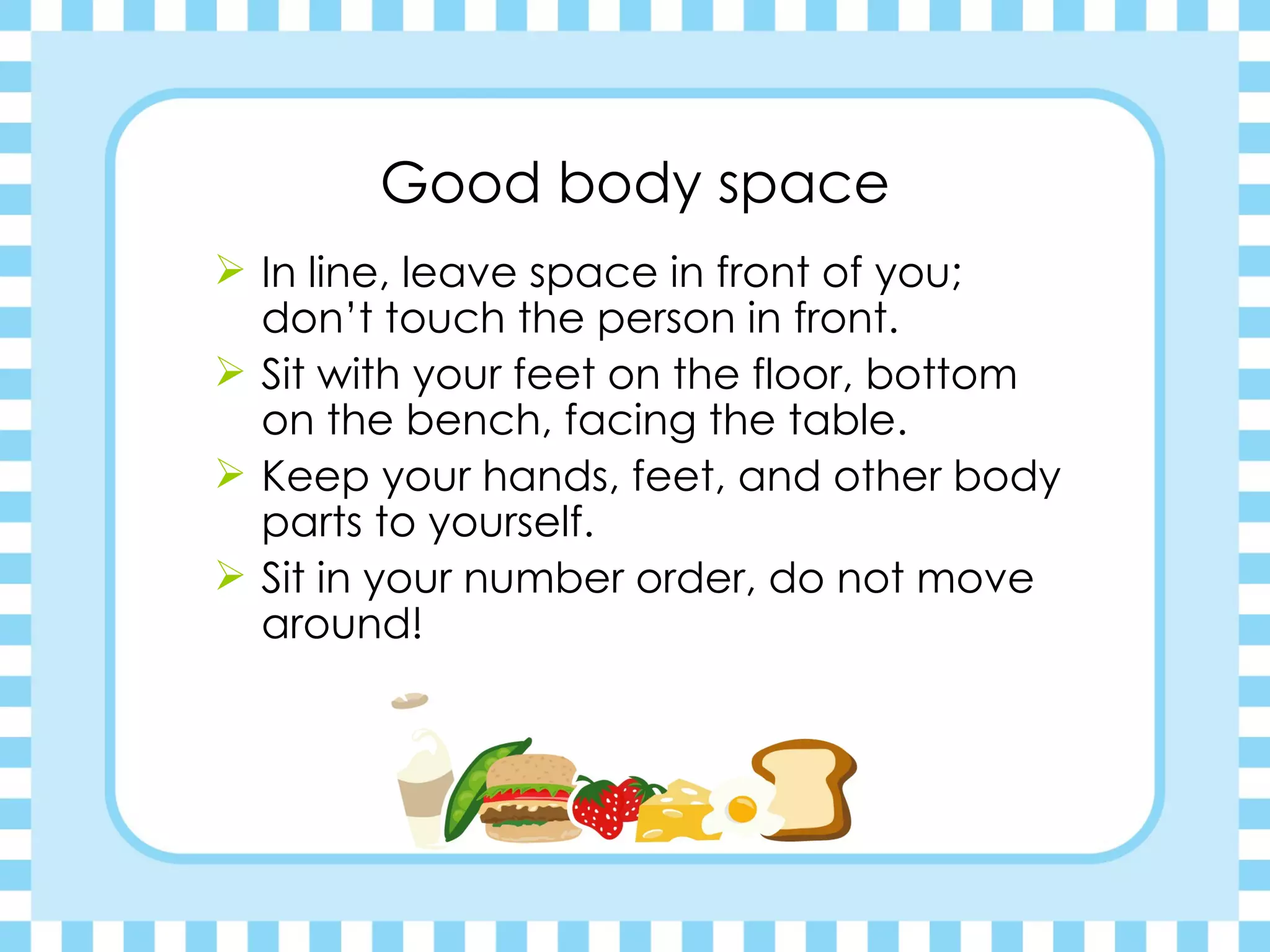 Cafeteria Procedures Ppt