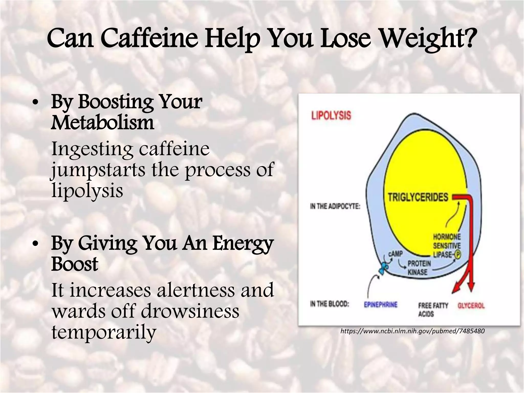 Caffeine - Effect On Weight Loss And Exercise | PPTX