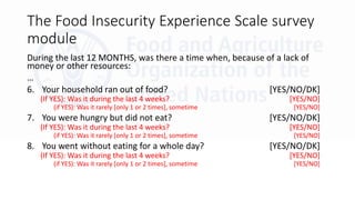 Measuring Food Insecurity in the Sustainable Development Goals | PDF