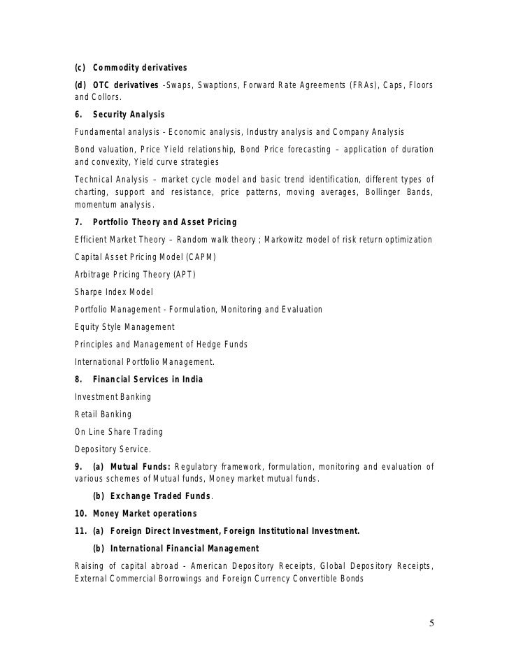 Ca final syllabus