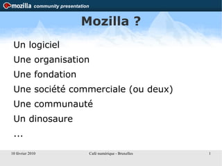 Mozilla ? ,[object Object]