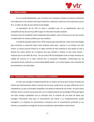 INFORME N°1 - CASO VTR